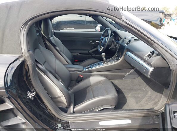 WP0CB2A89HS241269 2017 PORSCHE BOXSTER Black Widok naklejki z numerem VIN