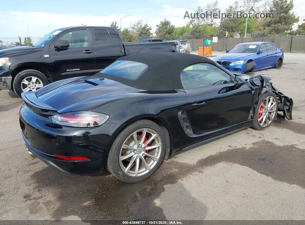 WP0CB2A89HS241269 2017 PORSCHE BOXSTER Black Tył prawy