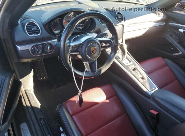 WP0CB2A89HS241689 2017 PORSCHE BOXSTER Black Widok deski rozdzielczej