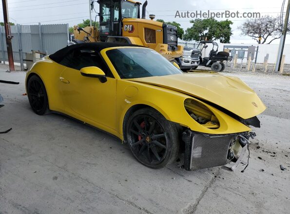 WP0CB2A98LS263152 2020 PORSCHE 911 Yellow Передня права чверть