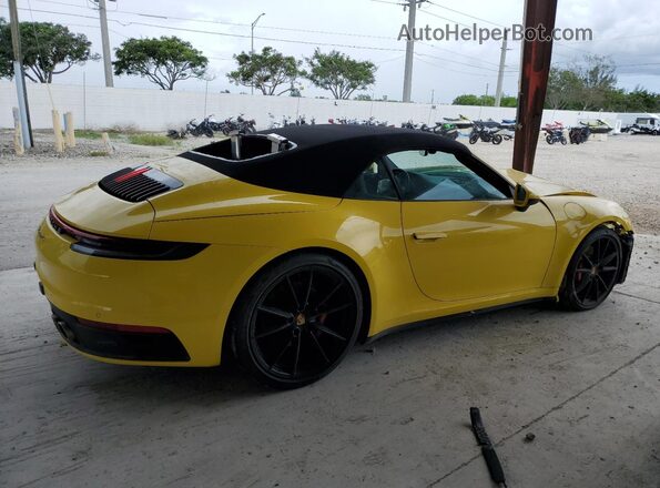 WP0CB2A98LS263152 2020 PORSCHE 911 Yellow Задня права чверть
