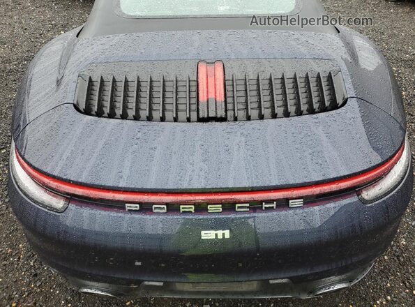 WP0CB2A9XLS262990 2020 PORSCHE 911 Blue Widok wnętrza z tyłu