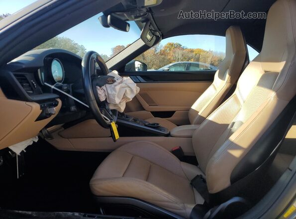 WP0CB2A9XLS264268 2020 PORSCHE 911 Gray წინა სალონის ხედი