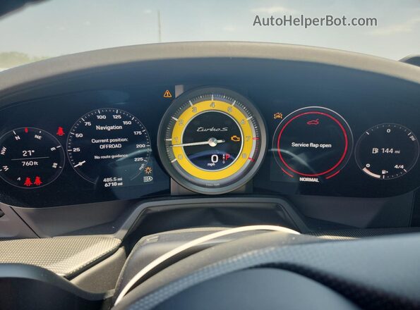 WP0CD2A94MS263614 2021 PORSCHE 911 Серебряный Вид щитка приборов