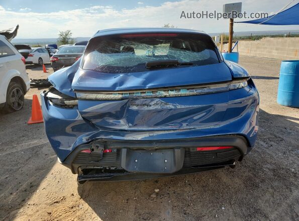 WP0CD2Y15PSA90273 2023 PORSCHE TAYCAN Blue Widok z tyłu
