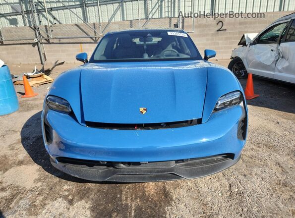 WP0CD2Y15PSA90273 2023 PORSCHE TAYCAN Blue Widok z przodu