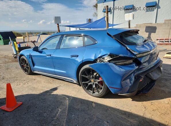 WP0CD2Y15PSA90273 2023 PORSCHE TAYCAN Blue Tył lewy