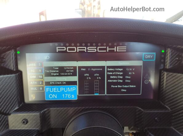 WP0ZZZ99ZMS298095 2022 PORSCHE 911 Pink Widok zestawu wskaźników
