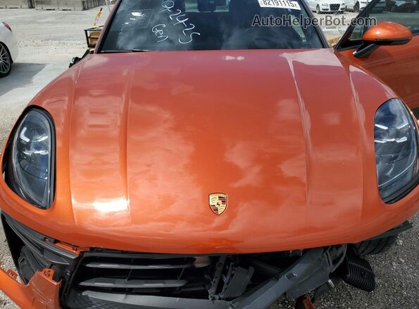 WP1AA2A50NLB00675 2022 PORSCHE MACAN Оранжевый Вид задней части салона