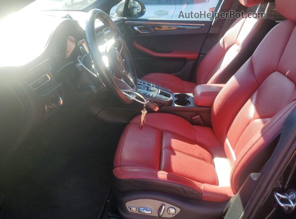 WP1AA2A53MLB05089 2021 PORSCHE MACAN Charcoal Widok wnętrza z przodu