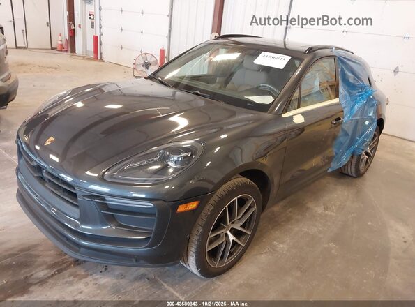 WP1AA2A53NLB09662 2022 PORSCHE MACAN Серый Передняя левая четверть
