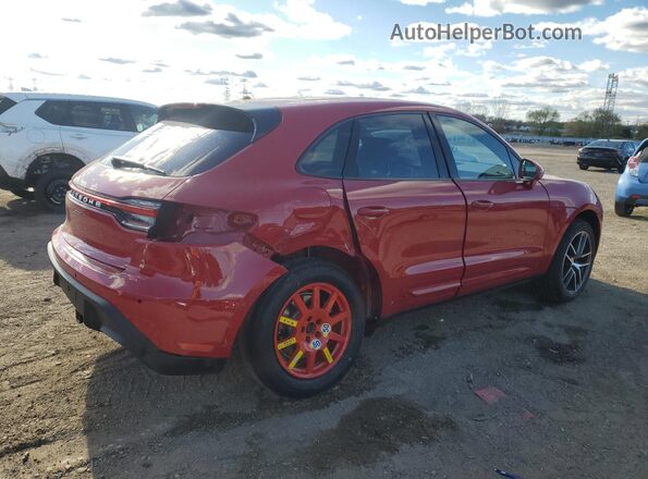 WP1AA2A59SLB08253 2025 PORSCHE MACAN Red უკანა მარჯვენა