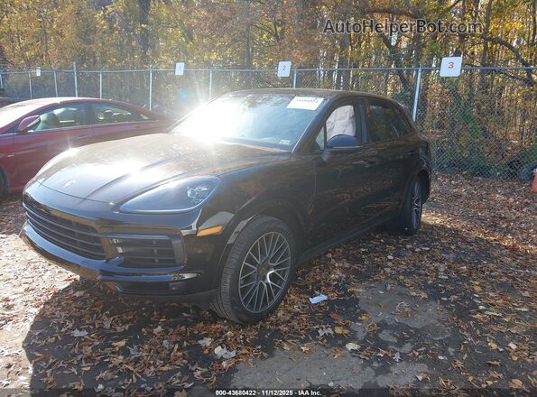 WP1AA2AY0LDA03395 2020 PORSCHE CAYENNE Black Przód lewy
