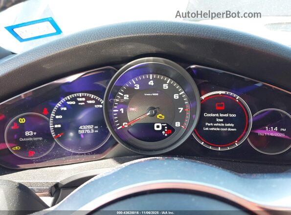 WP1AA2AY1LDA10016 2020 PORSCHE CAYENNE Черный Вид задних сидений