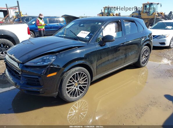 WP1AA2AY1LDA10016 2020 PORSCHE CAYENNE Черный Передняя левая четверть