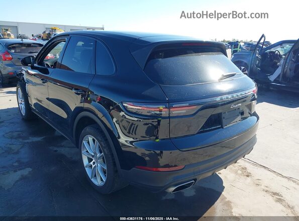 WP1AA2AY3LDA07215 2020 PORSCHE CAYENNE Black უკანა მარცხენა
