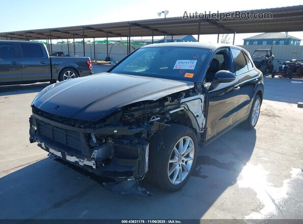 WP1AA2AY3LDA07215 2020 PORSCHE CAYENNE Black წინა მარცხენა ხედი სამი მეოთხედიდან