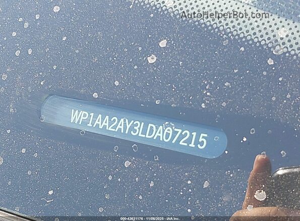 WP1AA2AY3LDA07215 2020 PORSCHE CAYENNE Black 
