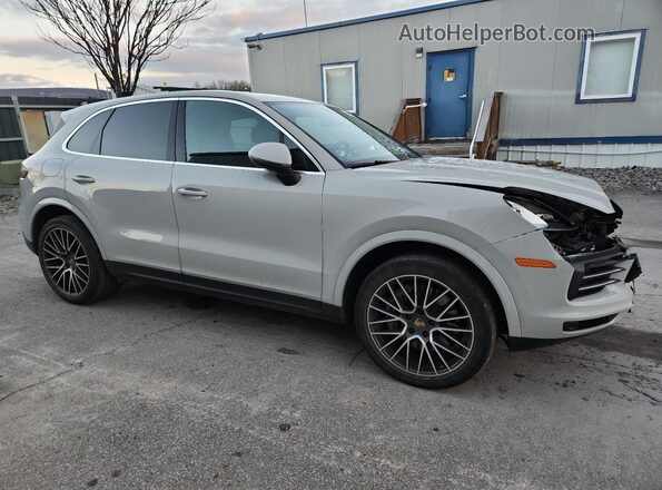 WP1AA2AY3MDA03490 2021 PORSCHE CAYENNE Серый Передняя правая четверть