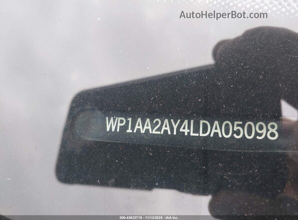 WP1AA2AY4LDA05098 2020 PORSCHE CAYENNE Серый 