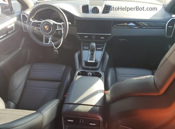 WP1AA2AY4LDA08969 2020 PORSCHE CAYENNE Black წინა პანელის ხედი