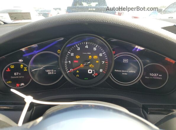WP1AA2AY4LDA08969 2020 PORSCHE CAYENNE Black ხელსაწყოთა პანელის ხედი