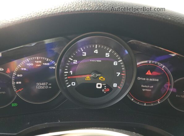 WP1AA2AY4LDA10494 2020 PORSCHE CAYENNE Silver Vista del cuadro de instrumentos