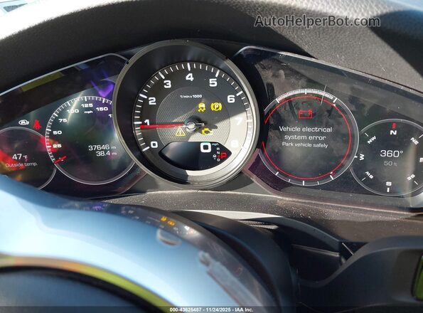 WP1AA2AY5LDA07474 2020 PORSCHE CAYENNE Gray Вид задніх сидінь