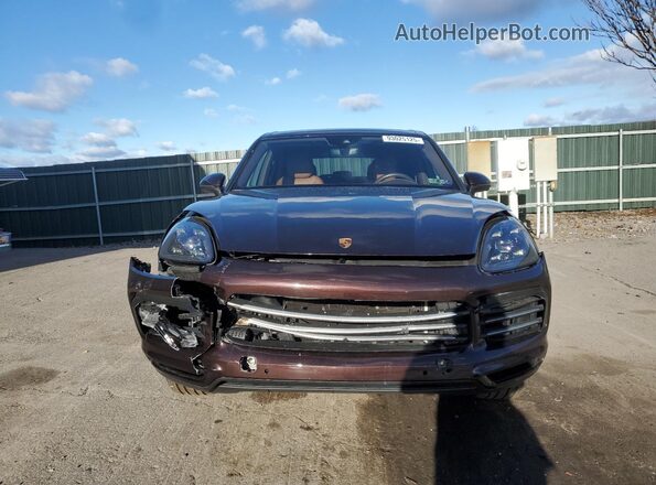 WP1AA2AY6LDA09993 2020 PORSCHE CAYENNE Brown Դիմացի տեսք