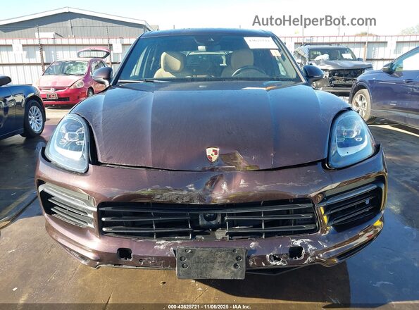 WP1AA2AY7LDA04737 2020 PORSCHE CAYENNE Purple Widok zestawu wskaźników