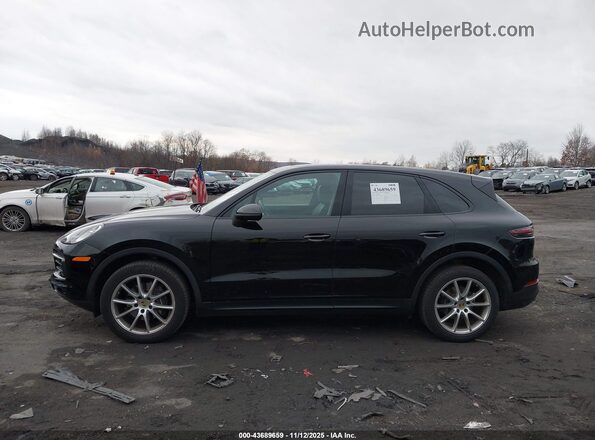 WP1AA2AY9LDA09888 2020 PORSCHE CAYENNE Black Widok wnętrza 360 stopni