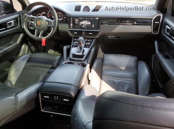 WP1AA2AYXKDA06013 2019 PORSCHE CAYENNE Black წინა პანელის ხედი