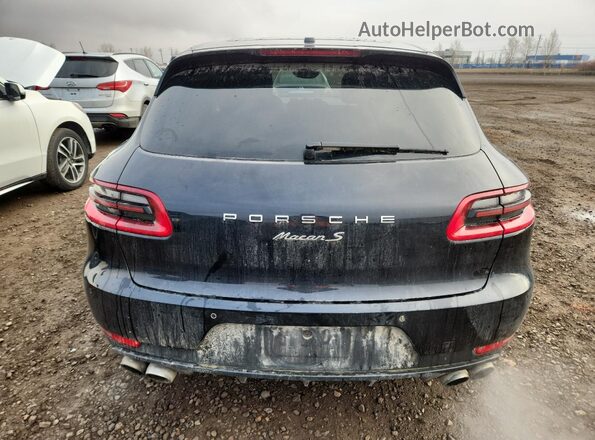 WP1AB2A53GLB49000 2016 PORSCHE MACAN Black Вид ззаду
