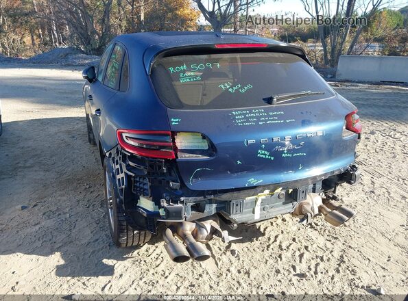 WP1AB2A55GLB53856 2016 PORSCHE MACAN Dark Blue Задняя левая четверть