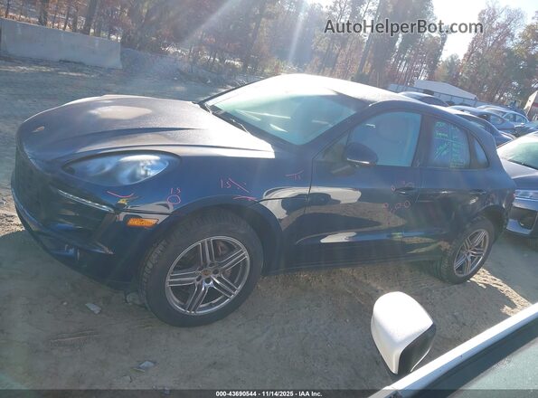 WP1AB2A55GLB53856 2016 PORSCHE MACAN Dark Blue Панорамный вид салона 360°
