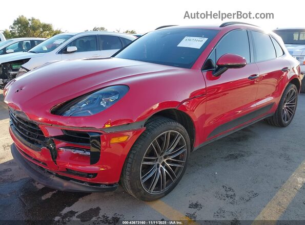 WP1AB2A57LLB34395 2020 PORSCHE MACAN Red 
