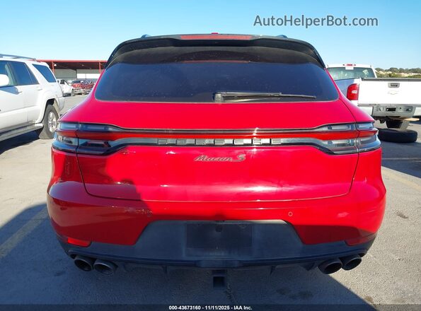 WP1AB2A57LLB34395 2020 PORSCHE MACAN Red 