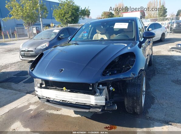 WP1AB2A58KLB33805 2019 PORSCHE MACAN Dark Blue Вид задней части салона
