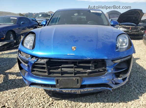 WP1AB2A59GLB44268 2016 PORSCHE MACAN Blue Widok z przodu