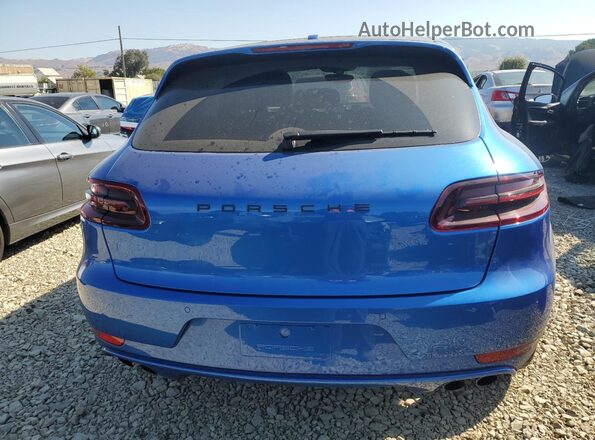 WP1AB2A59GLB44268 2016 PORSCHE MACAN Blue Widok z tyłu
