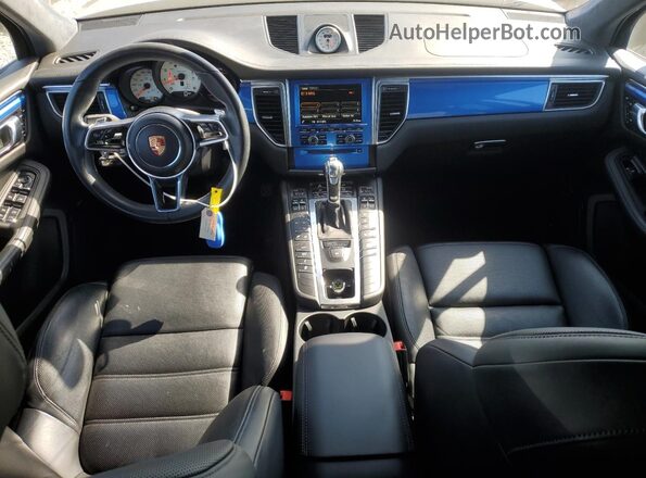 WP1AB2A59GLB44268 2016 PORSCHE MACAN Blue Widok deski rozdzielczej