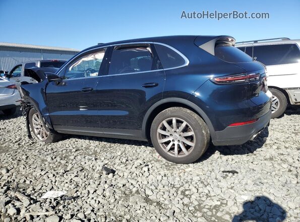 WP1AB2AY2NDA31702 2022 PORSCHE CAYENNE Синий Задняя левая четверть