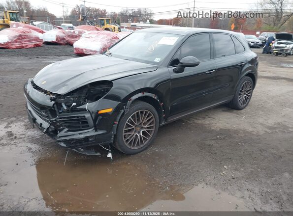 WP1AB2AY4MDA28296 2021 PORSCHE CAYENNE Black Przód lewy