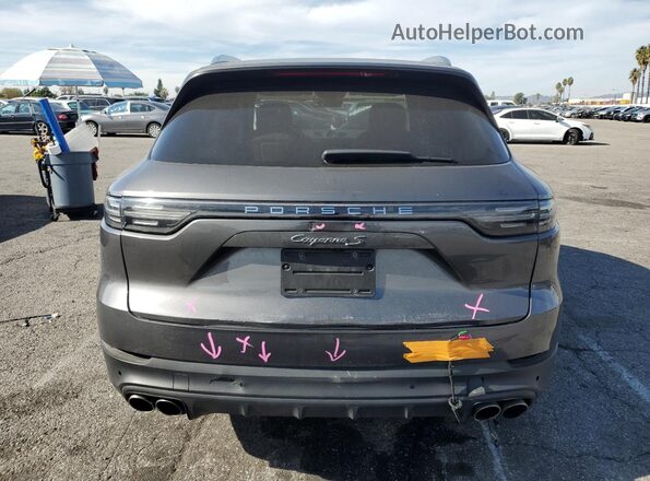 WP1AB2AY4MDA28931 2021 PORSCHE CAYENNE Gray Widok z tyłu