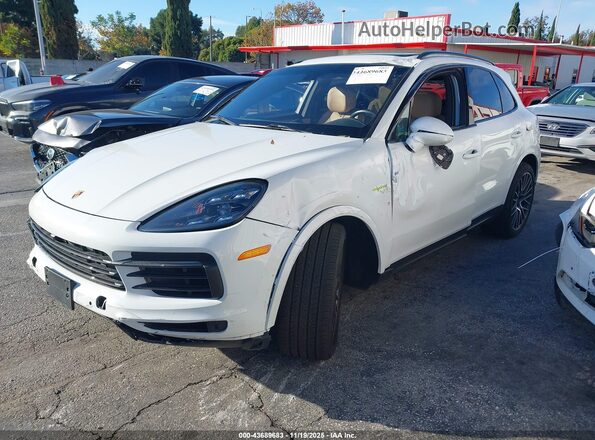 WP1AE2AY2MDA24187 2021 PORSCHE CAYENNE White Przód lewy