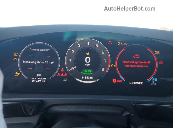 WP1AE2AY3RDA29454 2024 PORSCHE CAYENNE Teal Вид щитка приладів