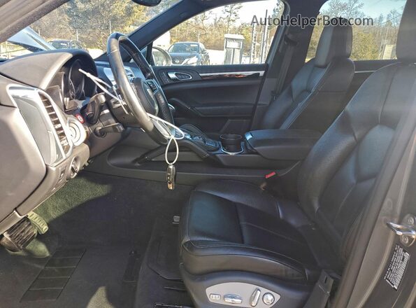 WP1AF2A2XGKA42512 2016 PORSCHE CAYENNE Gray წინა სალონის ხედი