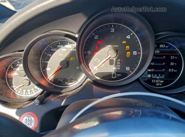WP1AF2A2XGKA42512 2016 PORSCHE CAYENNE Gray ხელსაწყოთა პანელის ხედი