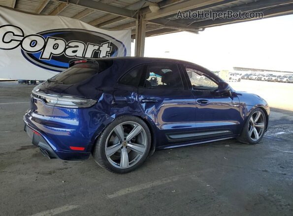 WP1AF2A54NLB31557 2022 PORSCHE MACAN Blue Tył prawy