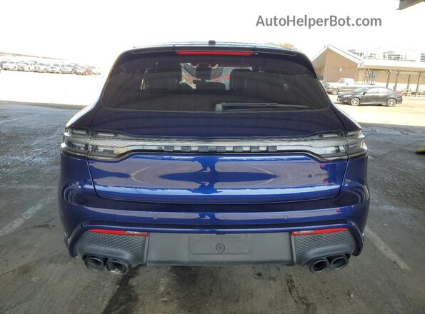 WP1AF2A54NLB31557 2022 PORSCHE MACAN Blue Widok z tyłu